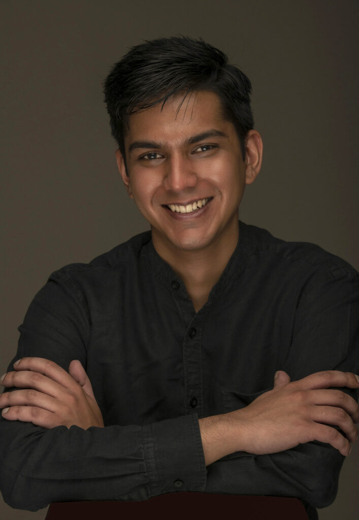 A Portrait of Angad an actor.